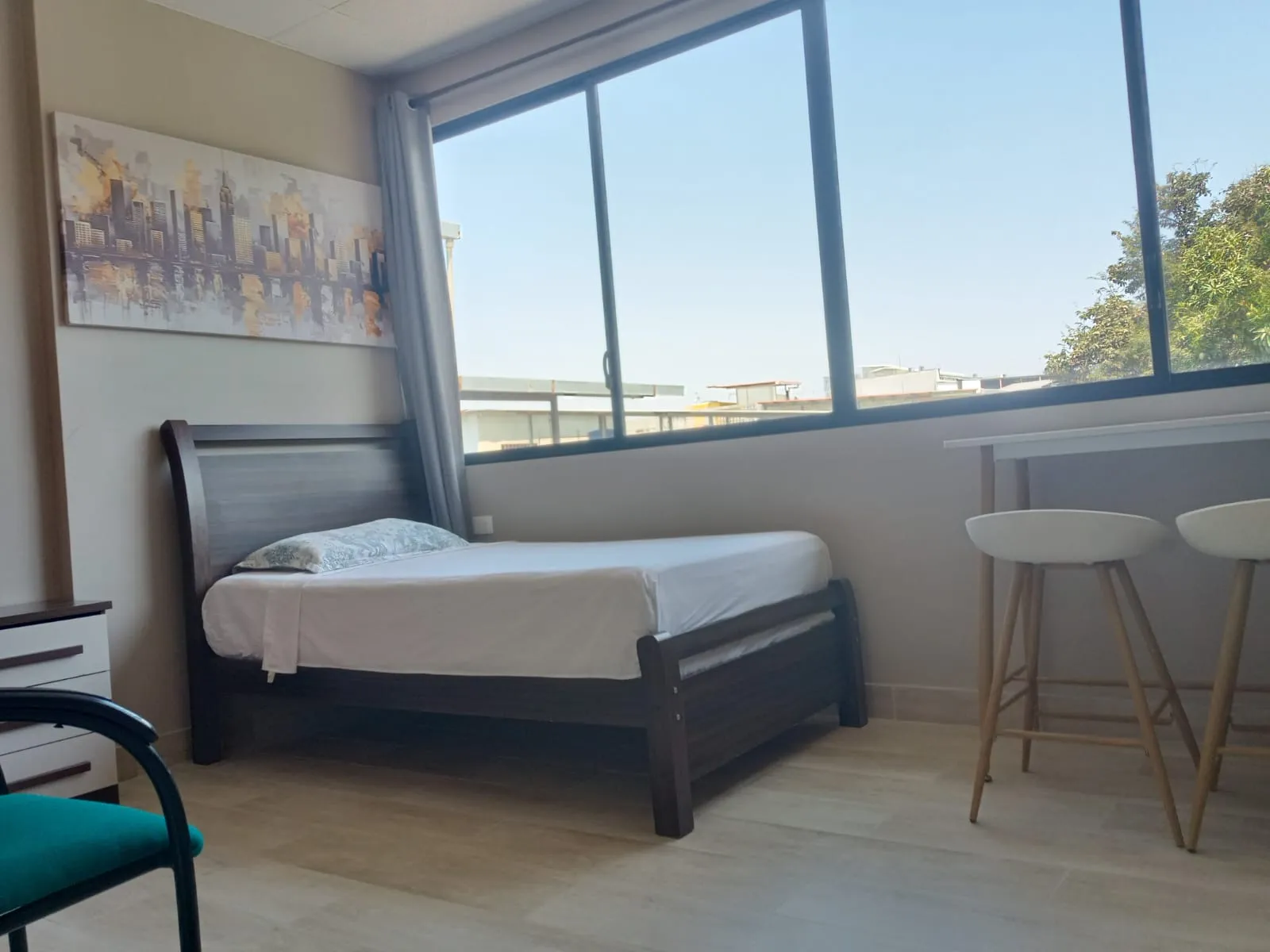 mini suites amoblada guayaquil dormitorio